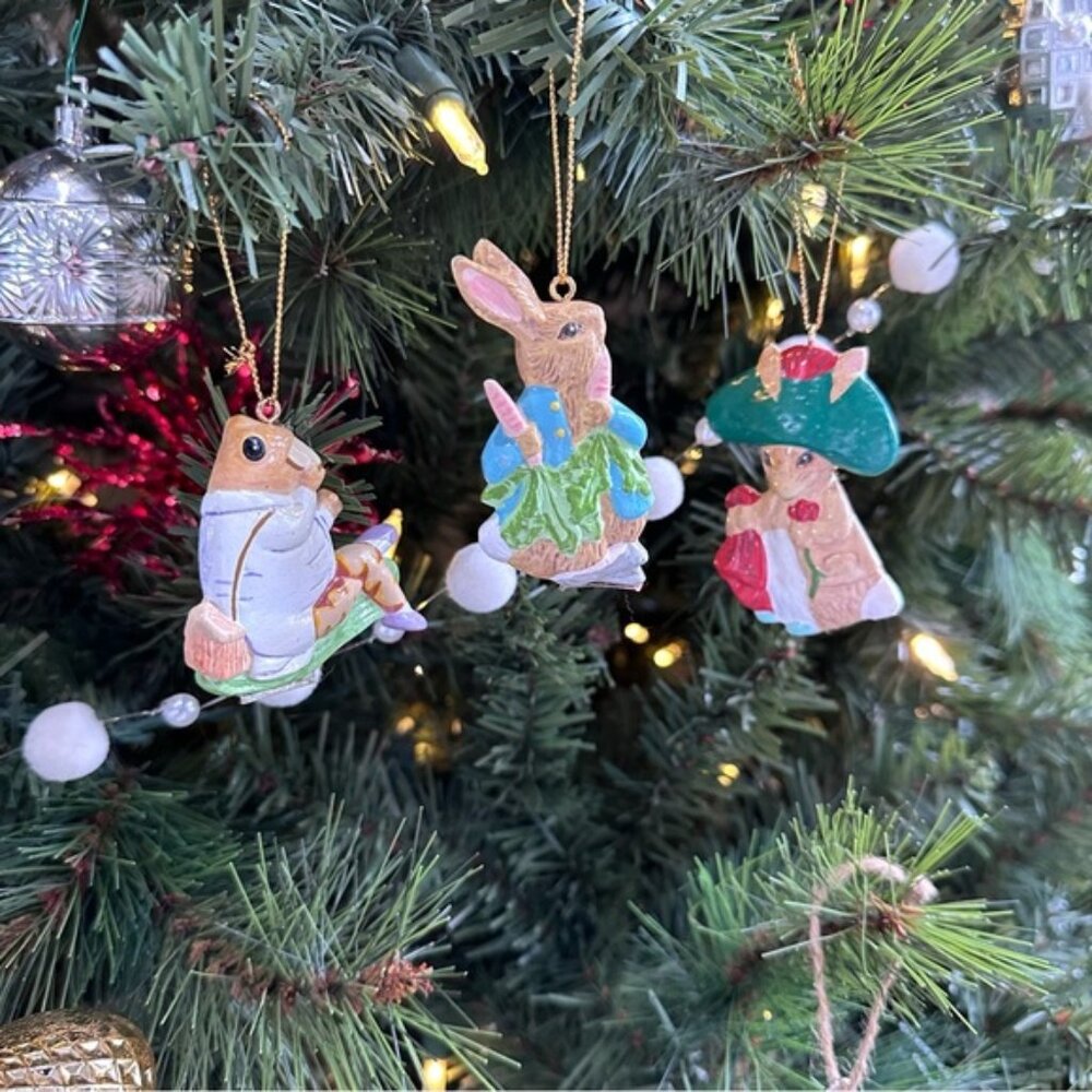 Beatrix Potter | Classic Character Vintage Christmas Ornaments